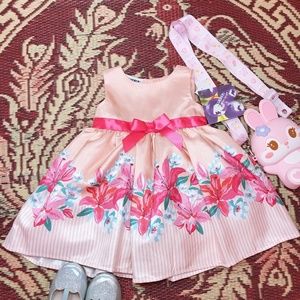 New Tags 24months old Baby Girls Sleeveless Fit + Flare Dress